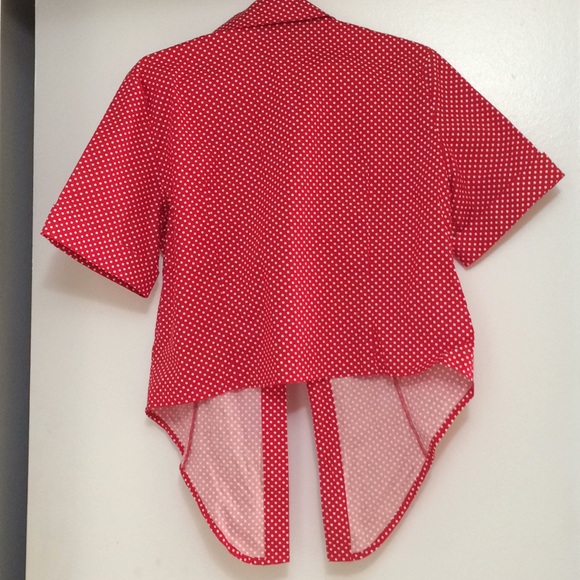 Button-down tie-front shirt - Picture 4 of 5